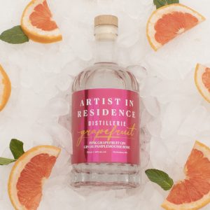 Gin aux pamplemousses roses